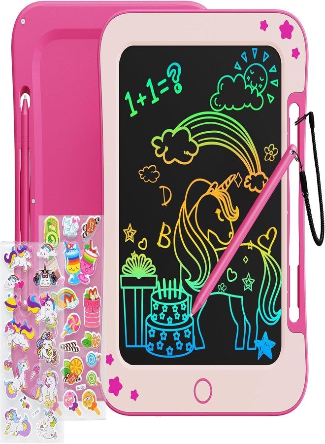TEKFUN LCD Writing Tablet for Kids, Toddler Girl Toys, Doodle Board Drawing Tablet, Easter Gifts for Kids, Birthday Gift for 3-8 Years Old Girl (8.5 Inch Pink) - Image 1
